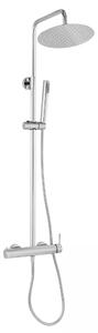 Ferro Ciriculus set de duș perete cu duș de ploaie crom NP85-BCK7U