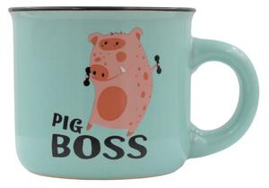 Ceșcuță espresso cu mesaj Pig Boss