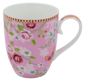 Cană porțelan, Pip Studio, colecția Chinese Rose, pink, 350ml