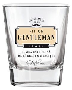 Pahar whisky "FII UN GENTLEMAN"