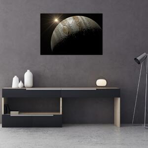 Tablou cu planetă în cosmos (90x60 cm)
