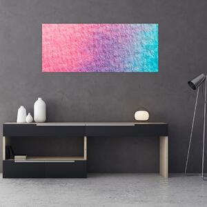 Tablou cu textură colorată (120x50 cm)