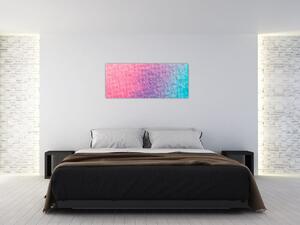 Tablou cu textură colorată (120x50 cm)