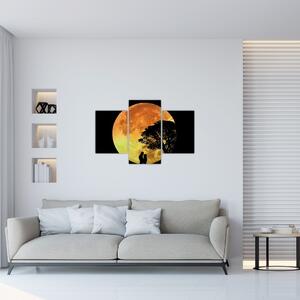 Tablou cu umbre în lumina lunii (90x60 cm)
