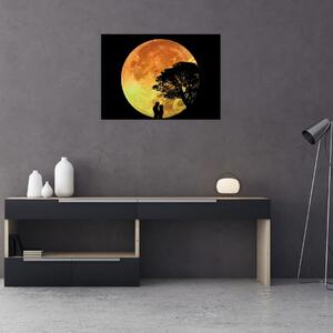 Tablou cu umbre în lumina lunii (70x50 cm)