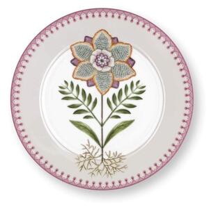 Farfurie din porțelan, Pip Studio, White, 21cm, colecția Lily&Lotus