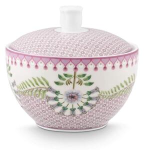 Zaharniță porțelan, Pip Studio, Tiles Lilac, 300ml, colecția Lily&Lotus