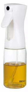 Flacon spray pentru ulei sau otet Kinghoff KH 1719, Sticla, 190 ml, 20х6 cm, Transparent/Alb