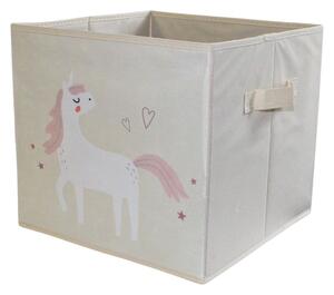 Cutie depozitare unicorn bej 30×30 cm