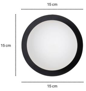 Aplică MINERVA 1xE14/10W/230V negru
