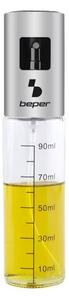Flacon spray pentru ulei sau otet Beper C102SPE001, Sticla, 90 ml, 18.5х4 cm, Transparent/Inox