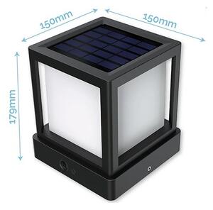 Viking - Lampă solară LED cu senzor LED/1,4W/3,7V IP54 4000K 2000 mAh