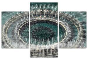 Tablou cu fântănă arteziană (90x60 cm)