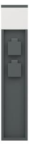 Eglo 901032 - Lampă de exterior cu 2 prize PARK, 1xE27/25W/230V, IP54, antracit