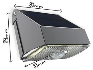 Viking - Lampă solară LED de perete cu senzor LED/3,7V IP54 3000/4000K