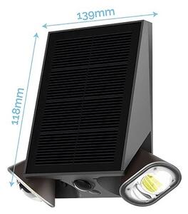 Viking - Aplica solară de perete LED cu senzor, reglabilă LED/1,3W/3,7V IP44 4000K