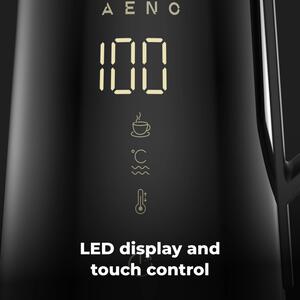 Cana electrica AENO AEK0007S, 1.7L, Wi-Fi,Protectie STRIX, LED display, Touch screen, Negru