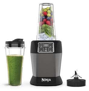 Blender Ninja BN495EU, 1000W, 700 ml, Auto-iQ tehnologie, Fara BPA, Gri/Negru