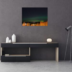 Tablou cu aurora borealis (70x50 cm)
