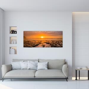 Tablou cu apus de soare (120x50 cm)