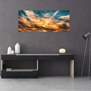 Tablou cu nori (120x50 cm)