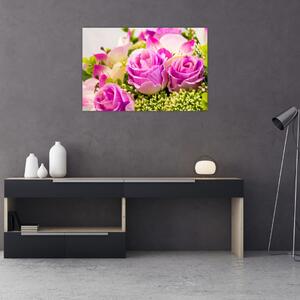 Tablou cu trandafiri (90x60 cm)