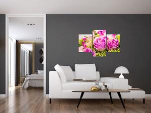 Tablou cu trandafiri (90x60 cm)