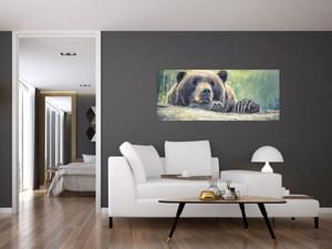 Tablou cu urs (120x50 cm)