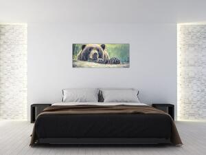 Tablou cu urs (120x50 cm)