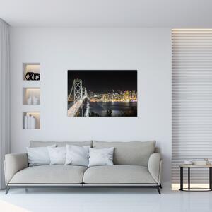 Tablou cu podul Brooklin și New York (90x60 cm)
