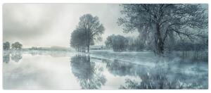 Tablou cu natura iarna (120x50 cm)