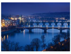 Tablou cu podurile din Praga (70x50 cm)