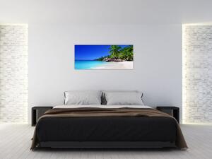 Tablou cu plaja pe insula Praslin (120x50 cm)
