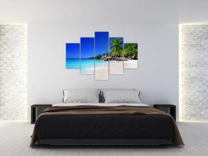 Tablou cu plaja pe insula Praslin (150x105 cm)