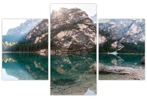 Tablou cu lac montan (90x60 cm)