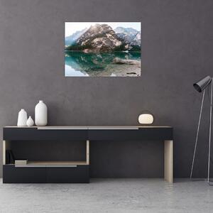 Tablou cu lac montan (70x50 cm)