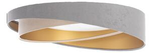 Plafonieră LED GALAXY MODERN, 24 W, 230 V, diametru 55 cm, gri/bej/auriu