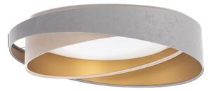 Plafonieră LED GALAXY MODERN, 24 W, 230 V, diametru 55 cm, gri/bej/auriu