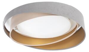 Plafonieră LED GALAXY MODERN, 24 W, 230 V, diametru 55 cm, gri/bej/auriu