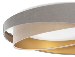 Plafonieră LED GALAXY MODERN, 24 W, 230 V, diametru 55 cm, gri/bej/auriu
