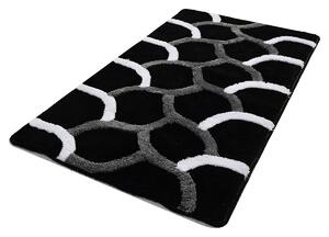 Covoras baie 359CHL1963, 70x120 cm, forma dreptunghiulara, acril, negr