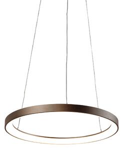 Lampă pendant design bronz cu LED-uri reglabile Easylift - Hoop