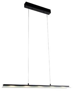 Lampă pendant de design negru, cu LED-uri reglabile cu 3 trepte Easylift - Nele