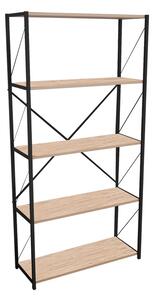 Biblioteca Tikilmo Pako World Stejar 88x34x180 cm