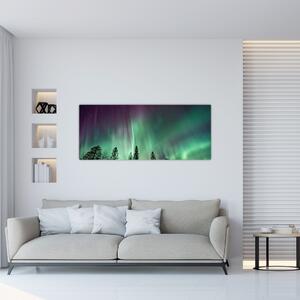 Tablou cu Northern Lights (120x50 cm)