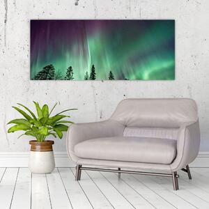 Tablou cu Northern Lights (120x50 cm)