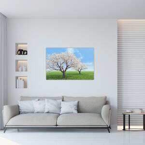 Tablou cu copaci (90x60 cm)
