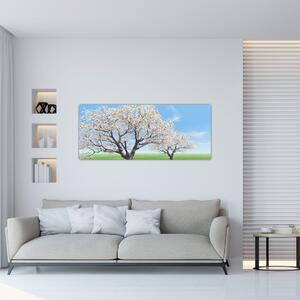 Tablou cu copaci (120x50 cm)