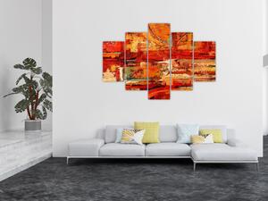 Tablou cu pictură pe pereți (150x105 cm)