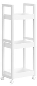 Raft pentru baie Songmics Alb 30x20x80 cm